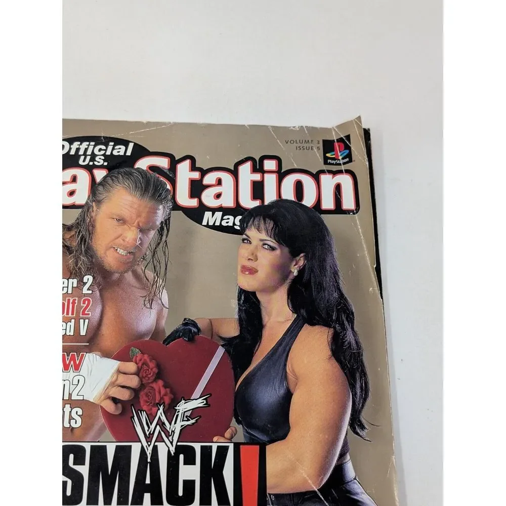 PlayStation Magazine Volume 3 Issue 5 February 2000‎ Vintage WWF Wrestling